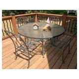 Patio table w 4 chairs (also has cushions)