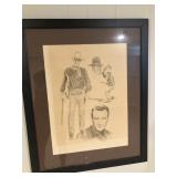 John Wayne print signed Banse 
