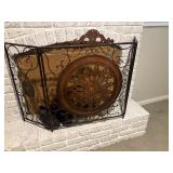 Fireplace screen