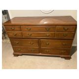 Solid cherry 10-drawer dresser