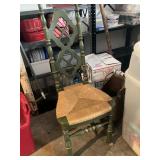 Antique chair w rush seat