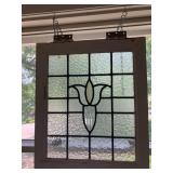 Leaded glass window