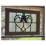 Leaded stained-glass window