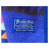 Label on Pendleton wool blanket