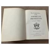 Title page on book