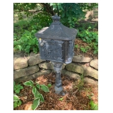 Cast aluminum mail box