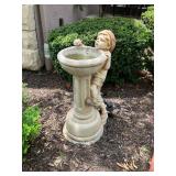 Concrete fountain complete w pump