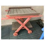 Redwood cart w removable tray