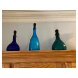 Cobalt and blue bottles