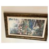 Large framed print