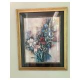 Framed and matted print