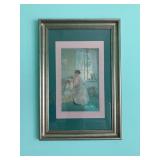Large framed print