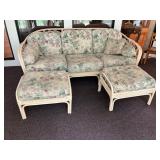 Rattan sofa