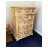 Pine highboy chest