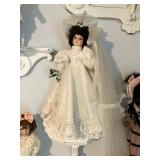 Doll in wedding dress