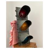 Vintage traffic light