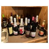 Wine, scotch, and gin