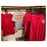 Many KC Chiefs shirts