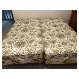Pair of twin beds, could be used together as a king bed