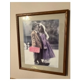Fram print of boy w girl