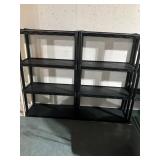 Plastic shelves