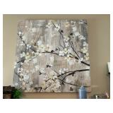 Canvas panel w Dogwood branches