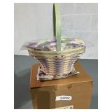Longaberger whitewashed Easter basket