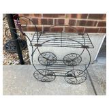 Flower cart plant stand