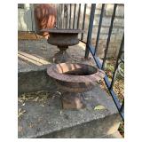 Cast iron planters