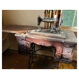 Rygby treadle sewing machine