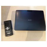 Sony portable CD/DVD player w battery