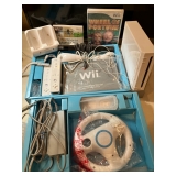Wii console with accessories
