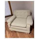 Chair w cream upholstery