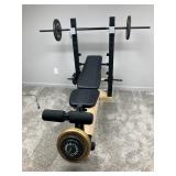 Athletic Works weight bench w Bollinger steel weights