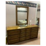 Dresser with mirror