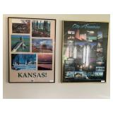 Framed KC posters