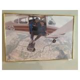 Photo parachuting from airplane