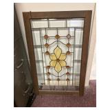 Leaded glass window