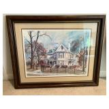 Signed G Humphreys, framed print