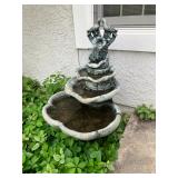Concrete fountain
