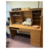 Large desk with shelf