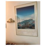 Framed poster