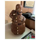 Twin Winton policeman cookie jar