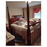 Hand crafted king bed