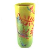 Lot 003 Michael Kifer Signed Earthware Betty Vase With Slip Decoration
