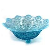 Lot 008 Antique Northwood "Pear Flowers" Footed Candy Bowl