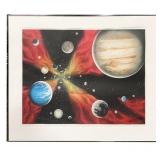 Lot 020 "AMSAT" Mark Rickerson Signed Lithograph