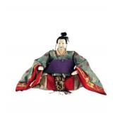 Lot 042 Meiji Period Hinamatsuri Doll Of The Emperor