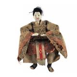 Lot 056 Antique Meiji Period Hinamatsuri Doll Of Emperor