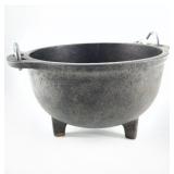 Lot 201 Antique Cast Iron Fire Starter Pot